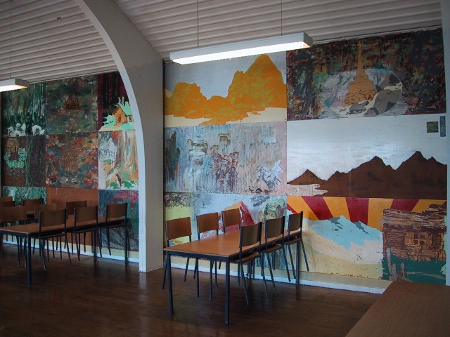 Væg af Per Kirkeby