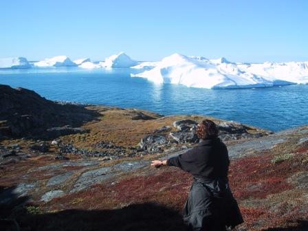 Udsigt til Ilulissat Isfjord