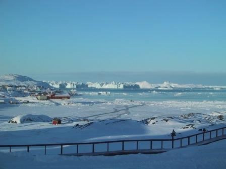 Udsigt fra Hotel Arctic