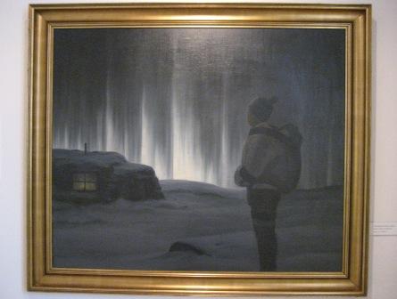 Nordlys af Emmanuel A. Petersen (Nuuk Kunstmuseum)