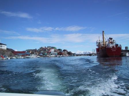 Havnen set fra udsejlingen