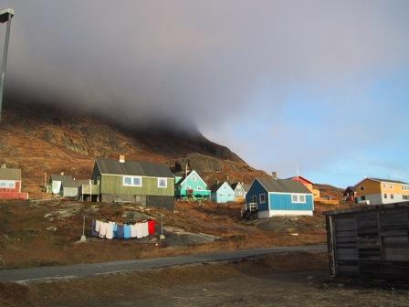 Optr&aelig;k til uvejr over Narsaq