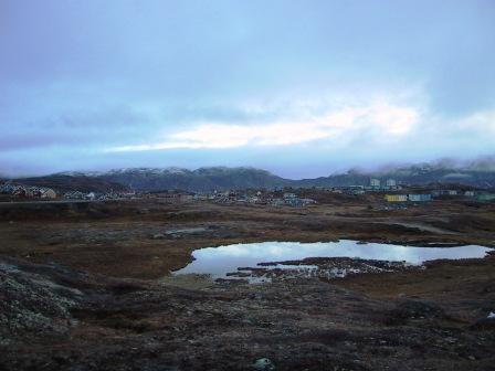 Udsigt over Narsaq by
